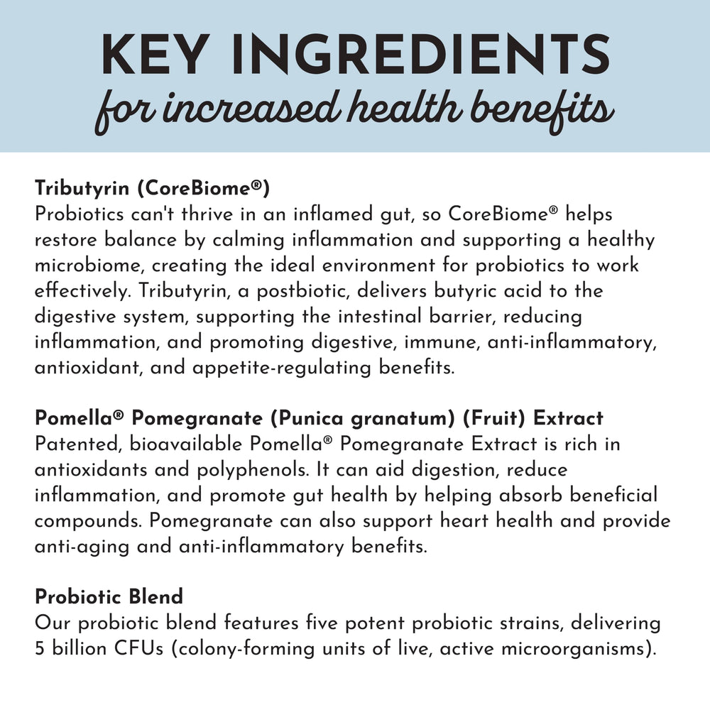 Just Ingredients Extended-Release Capsules pack demonstrates optimized delivery through the digestive tract.