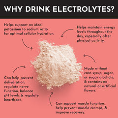 Just Ingredients Guava Mango Electrolytes being poured for quick hydration