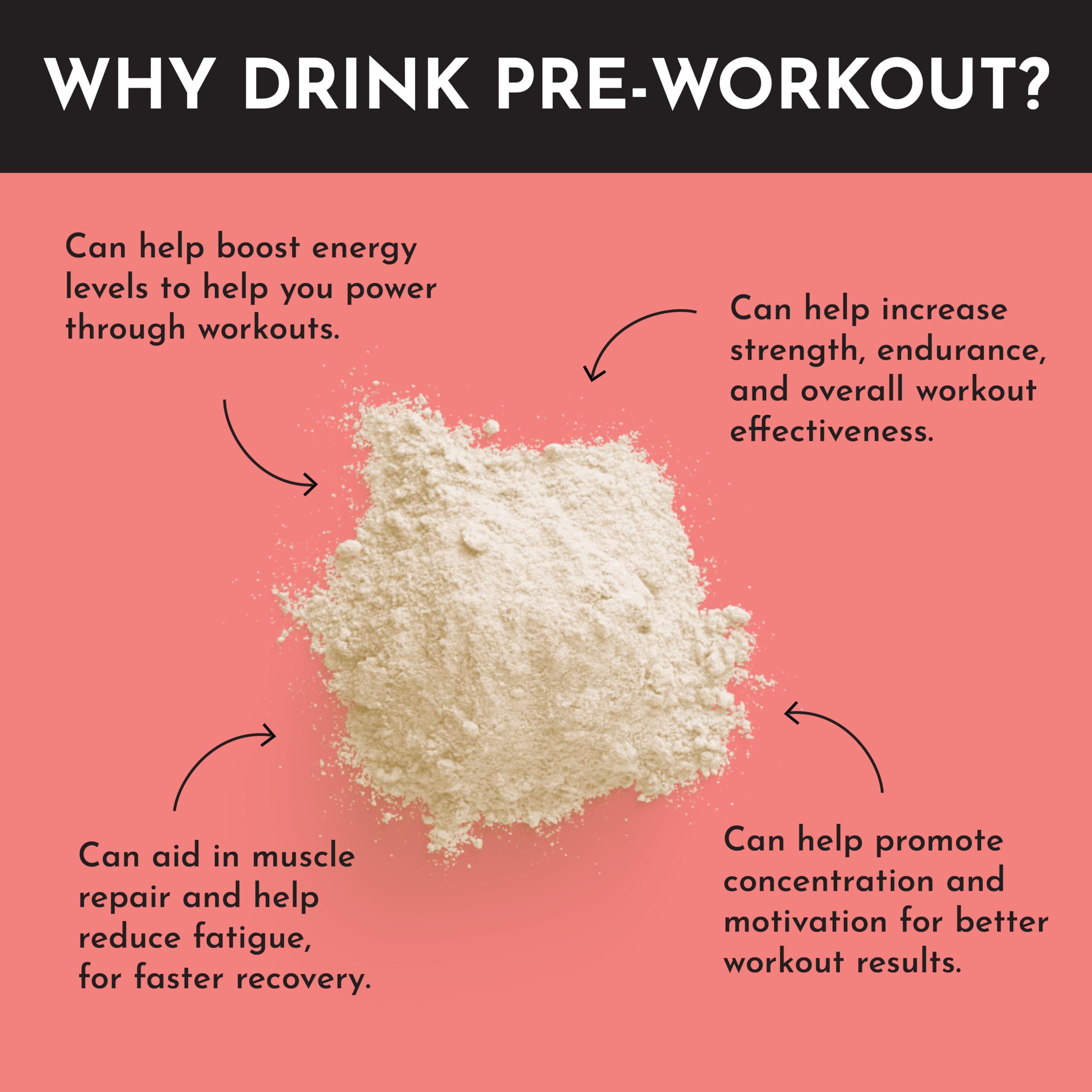 JUST INGREDIENTS Guava Mango Pre-Workout flavor swatch suggests refreshing taste profile.