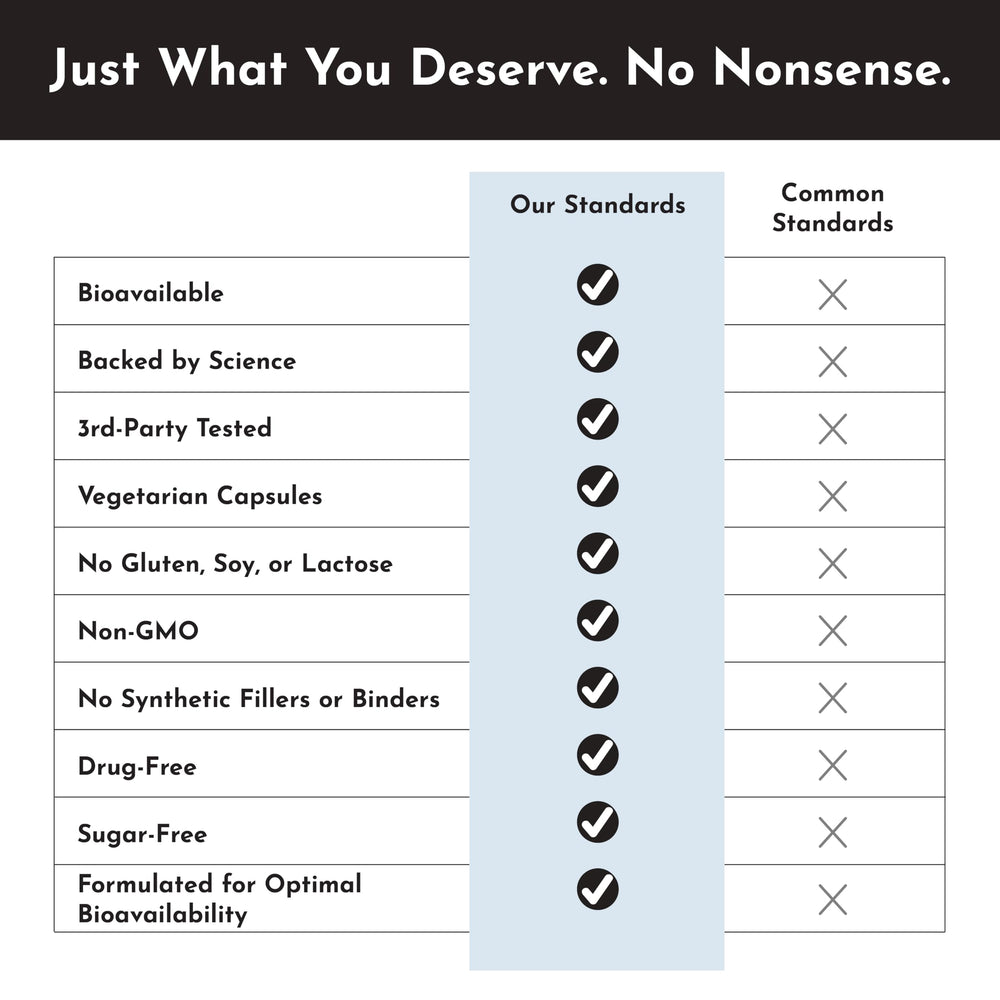 Just Ingredients Immune Support graphic links gut health to immune wellness.