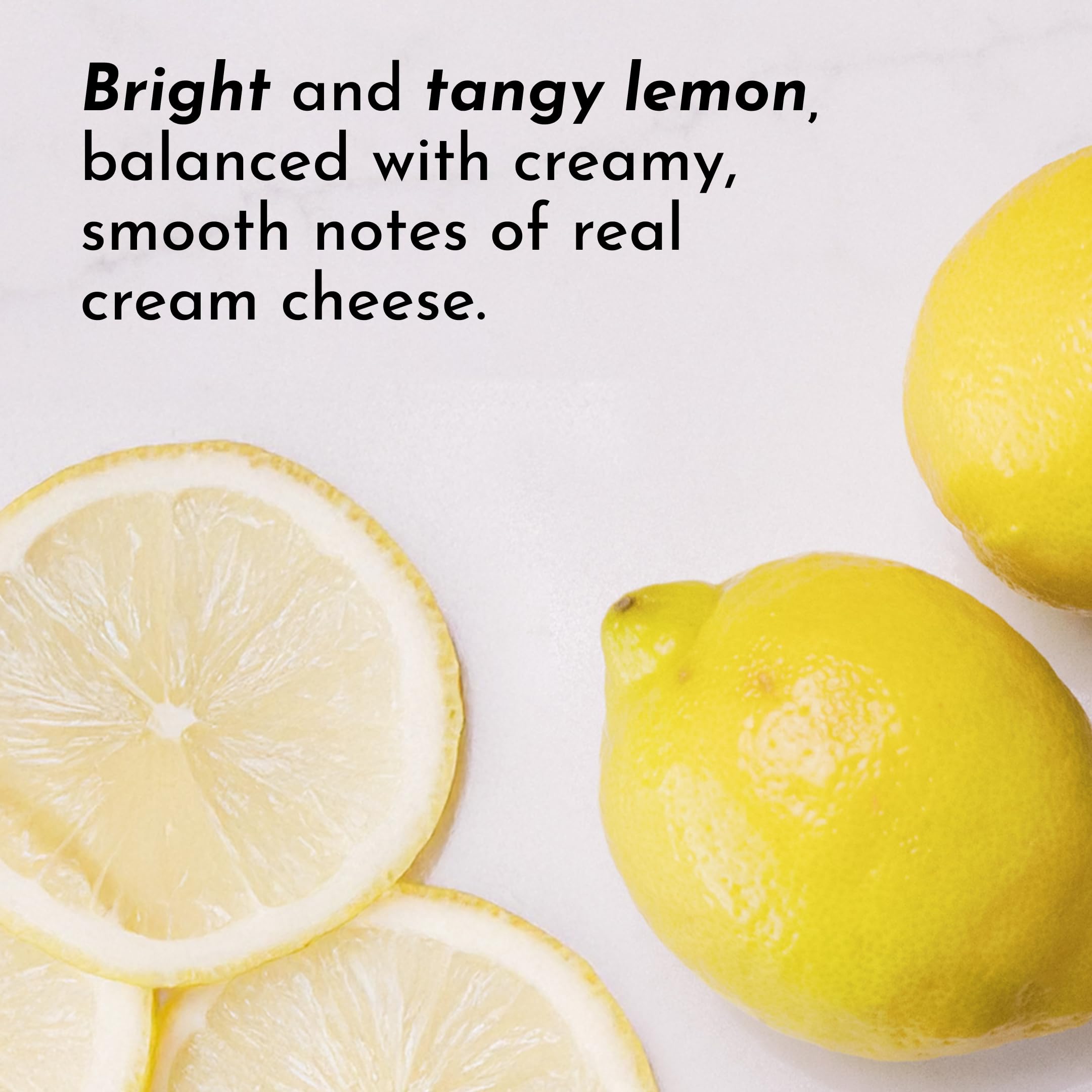JUST INGREDIENTS Lemon Swish whey in a kitchen bowl with ingredients for recipe ideas