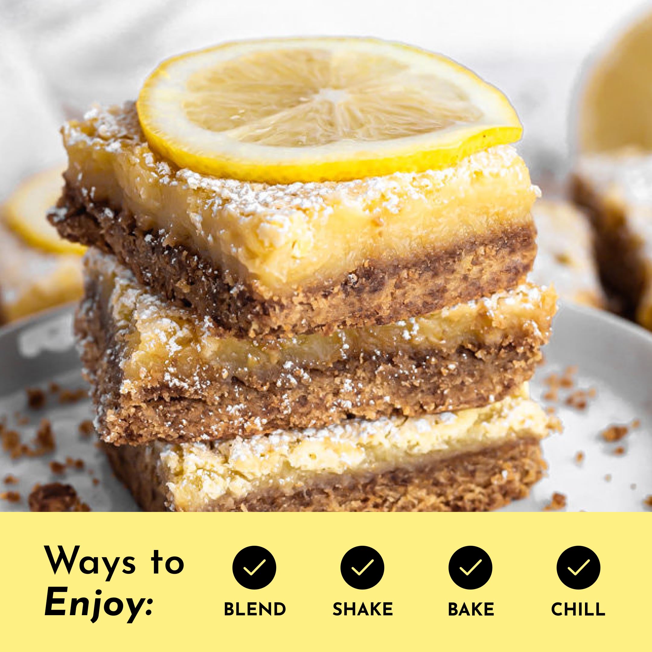 JUST INGREDIENTS Lemon Swish whey packaging reinforces brand clarity