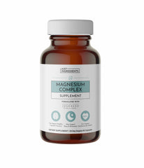 Just Ingredients Magnesium Complex with Aquamin bottle, supporting mineral balance and relaxation.