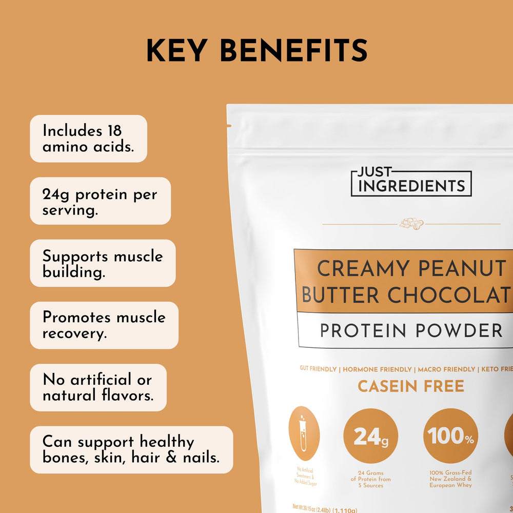 JUST INGREDIENTS oats bowl with protein powder creates a protein-rich breakfast.
