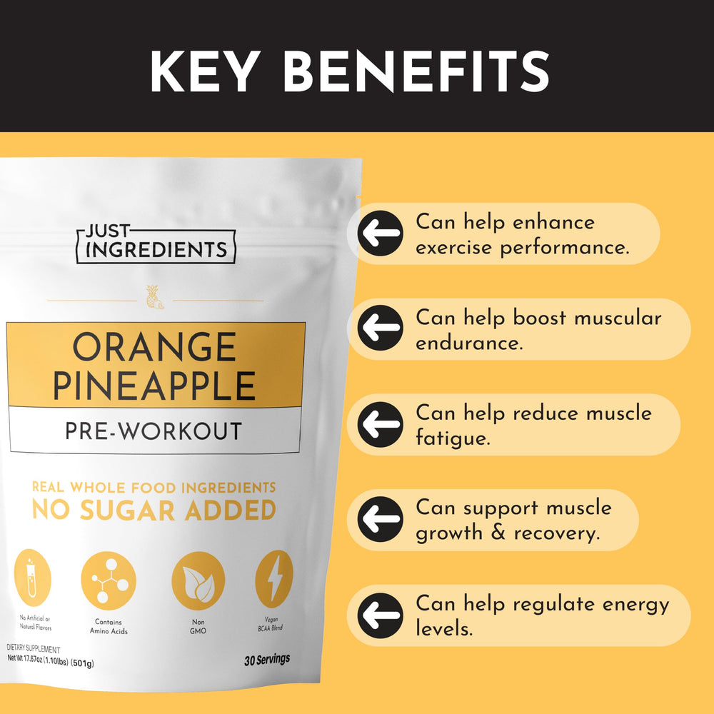 Just Ingredients Pre-Workout drink being mixed in a glass for a pre-workout boost.