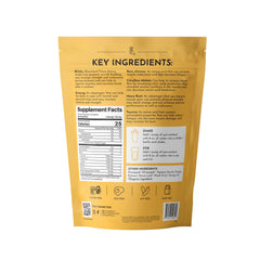 Just Ingredients Pre-Workout scoop beside bottle ready for pre-training fueling.