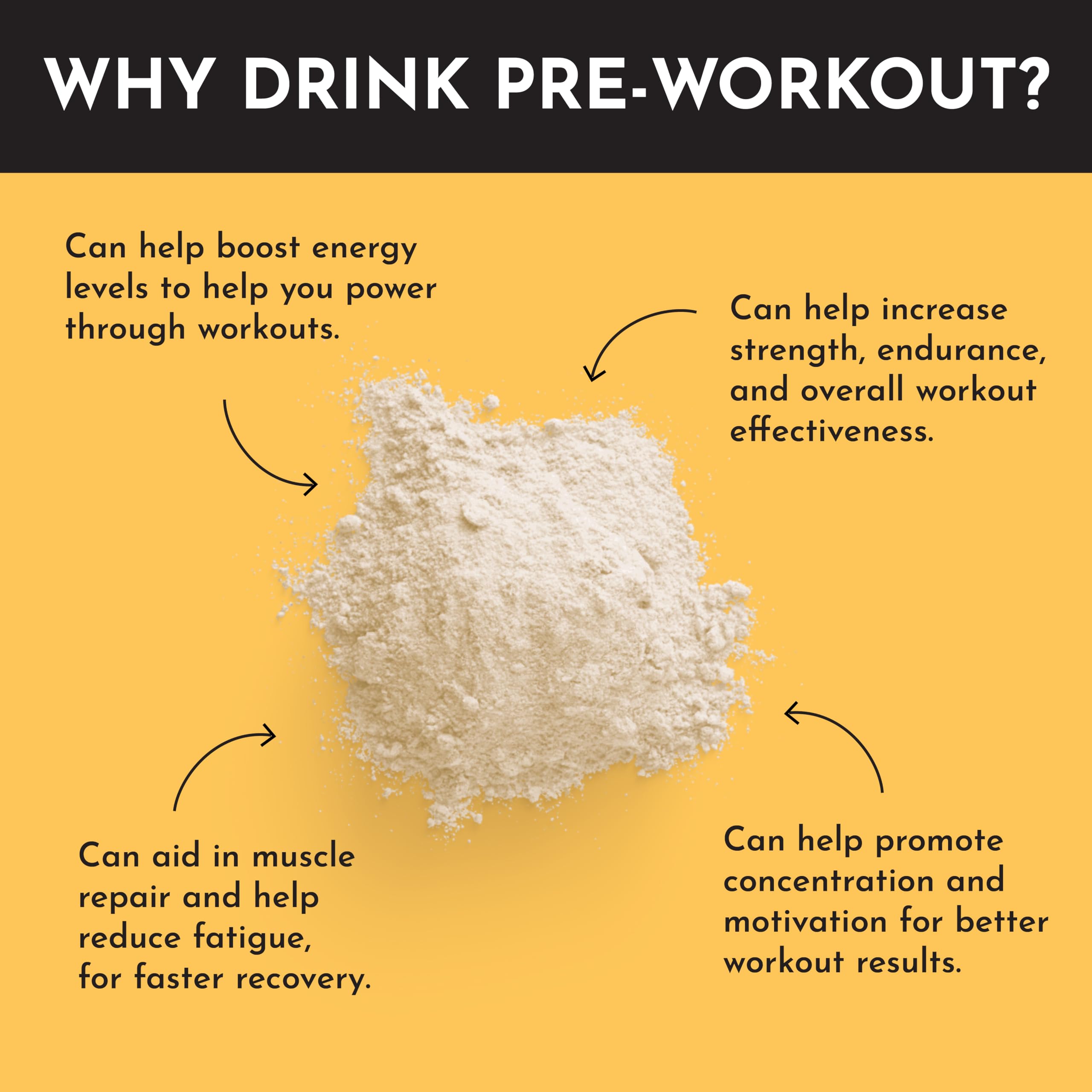 Just Ingredients Pre-Workout powder dissolving in water for quick mix.
