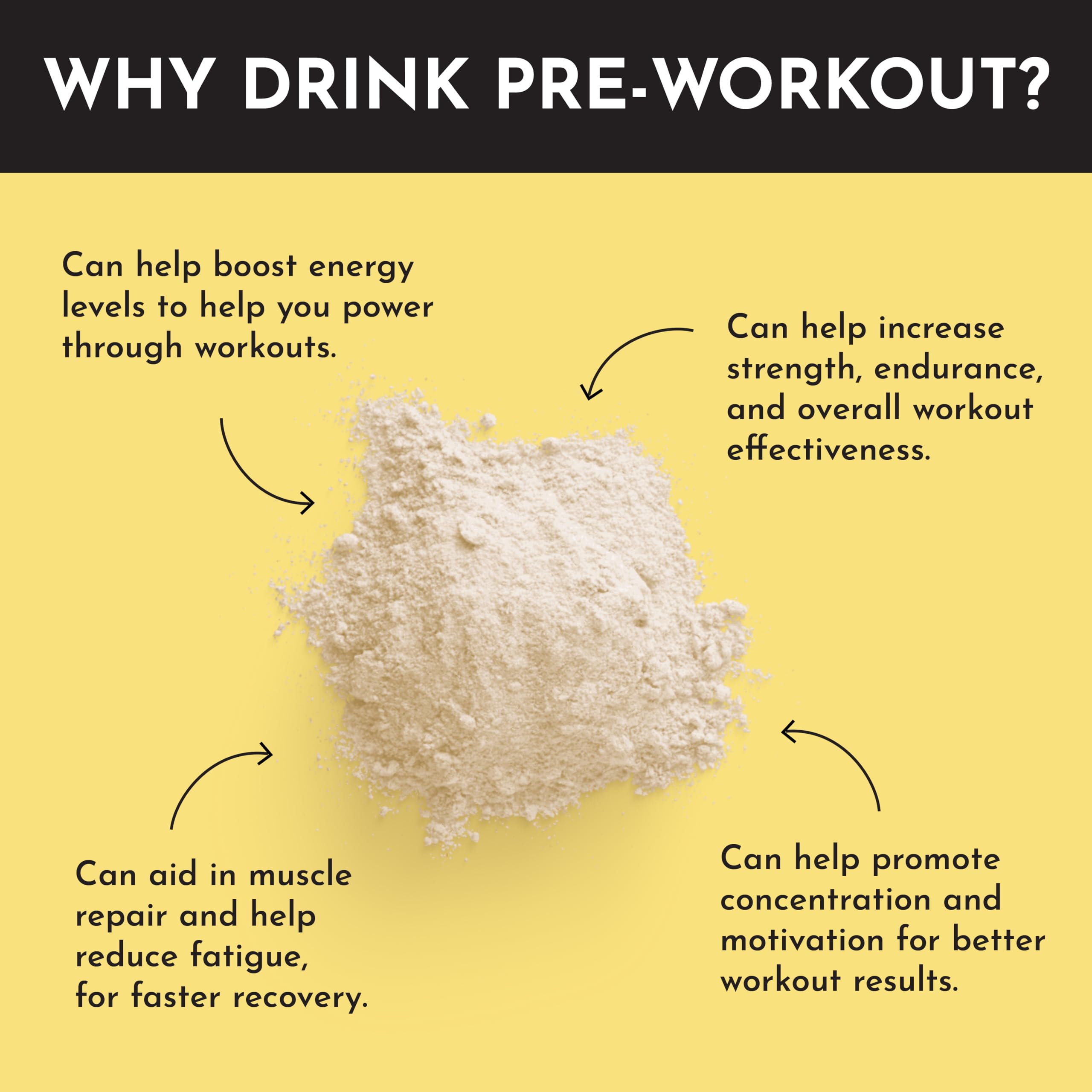 JUST INGREDIENTS Pre-Workout Tropical Paradise dissolving in water for quick energy
