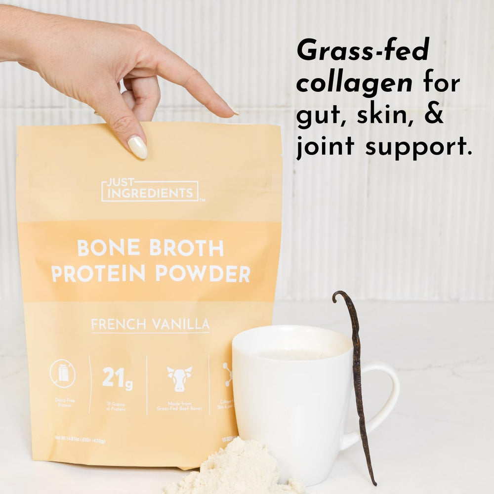 Just Ingredients ready-to-mix powder dissolves easily in hot or cold drinks.