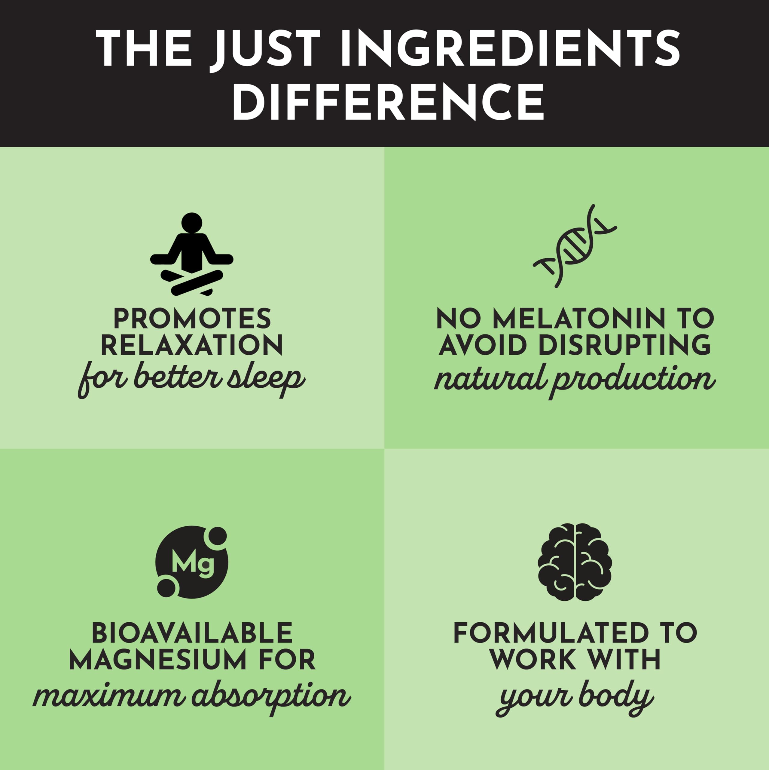 JUST INGREDIENTS Strawberry Limeade Nighttime Relax travel-friendly package for trips.