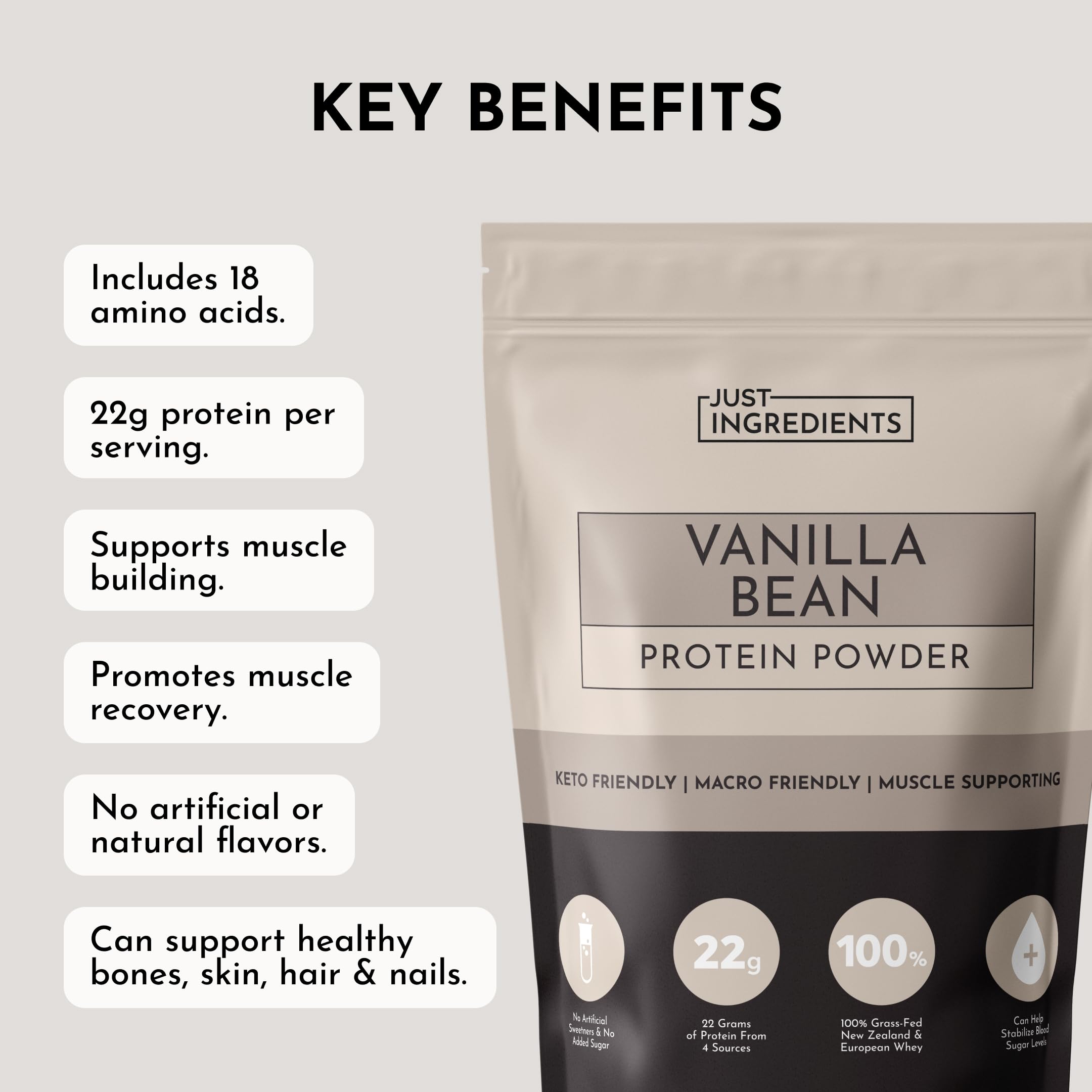 Shaker cup with vanilla bean protein shake for post-workout energy.