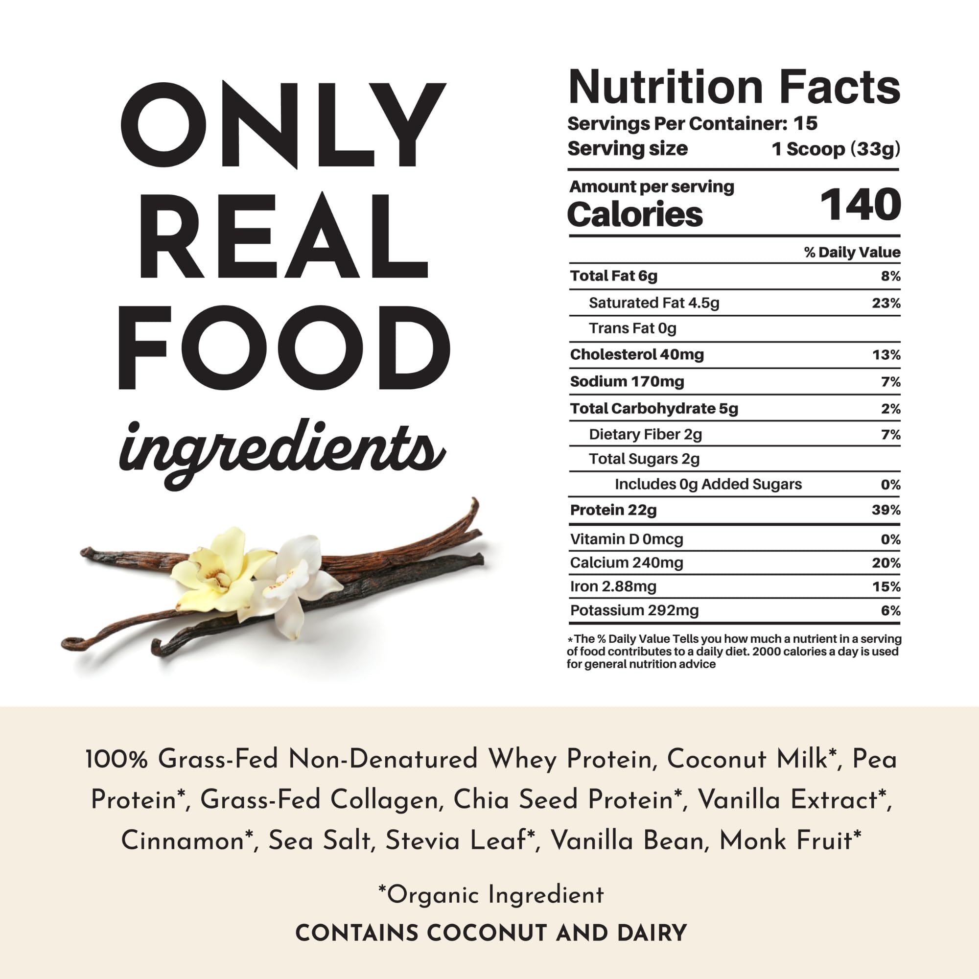 Just Ingredients Vanilla Protein Powder baking into healthy treats