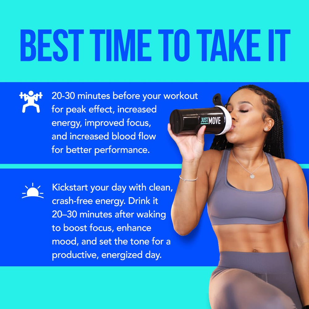 Just Move protein sample pack nutrition label close-up to compare macros