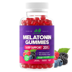 Just Nutrients Melatonin gummies bottle front for a calm bedtime routine