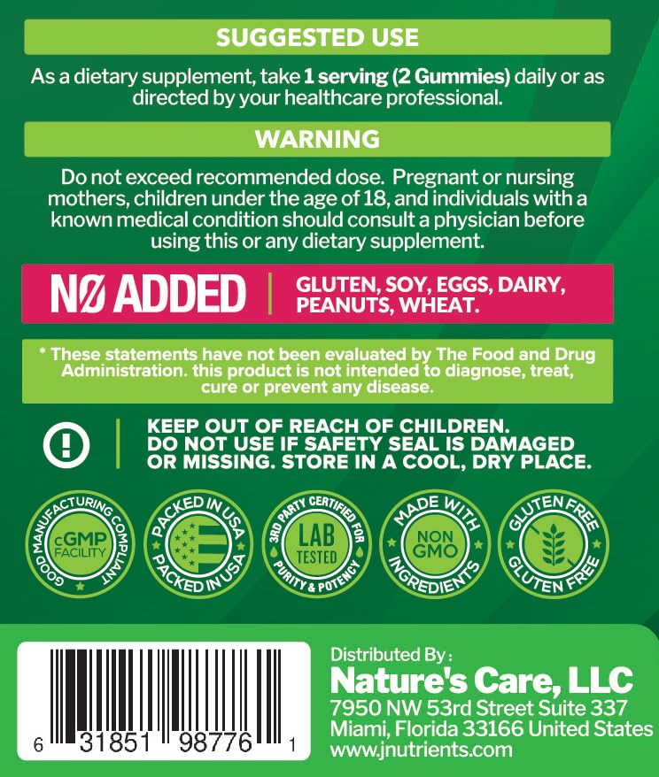Just Nutrients Sea Moss 3000mg Gummies on daily routine setup for convenient wellness.