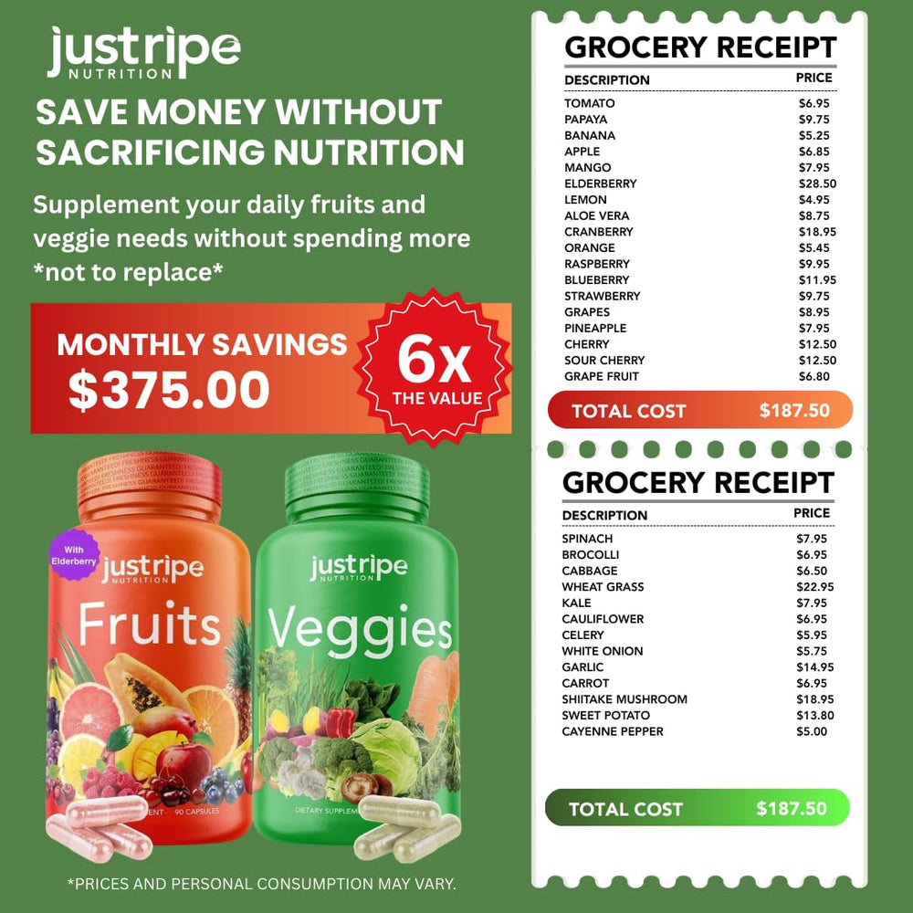 Just Ripe Nutrition immune-support bottle hinting at natural defenses