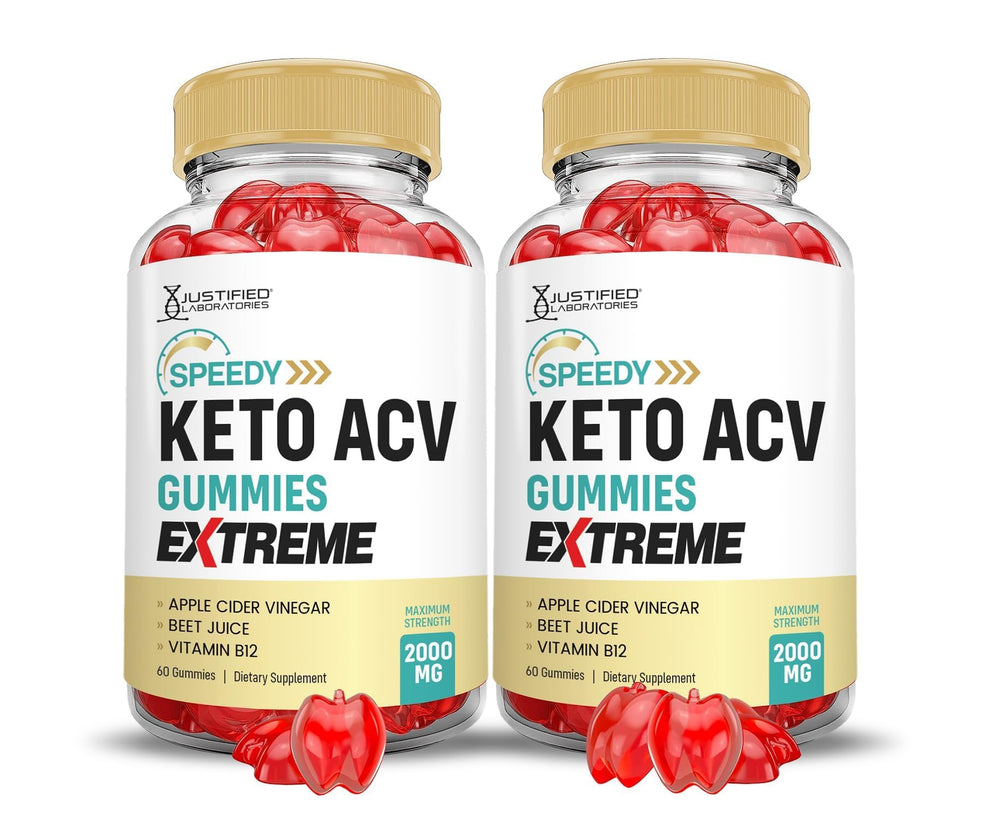 Justified Laboratories Speedy Keto ACV Gummies bottle for easy daily wellness
