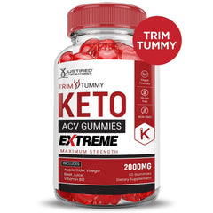 Ingredients panel displaying beet juice powder in Trim Tummy Keto ACV Gummies