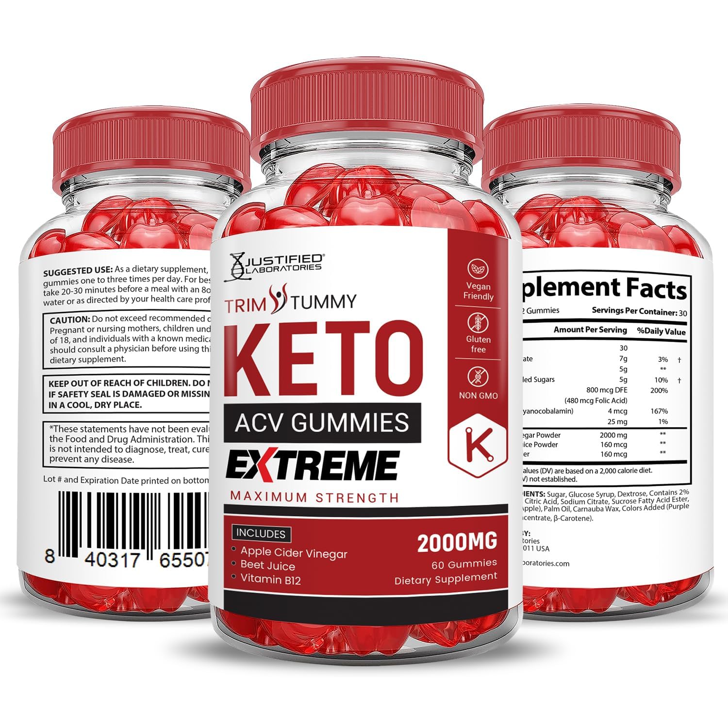 Serving suggestion with gummies ready to enjoy daily