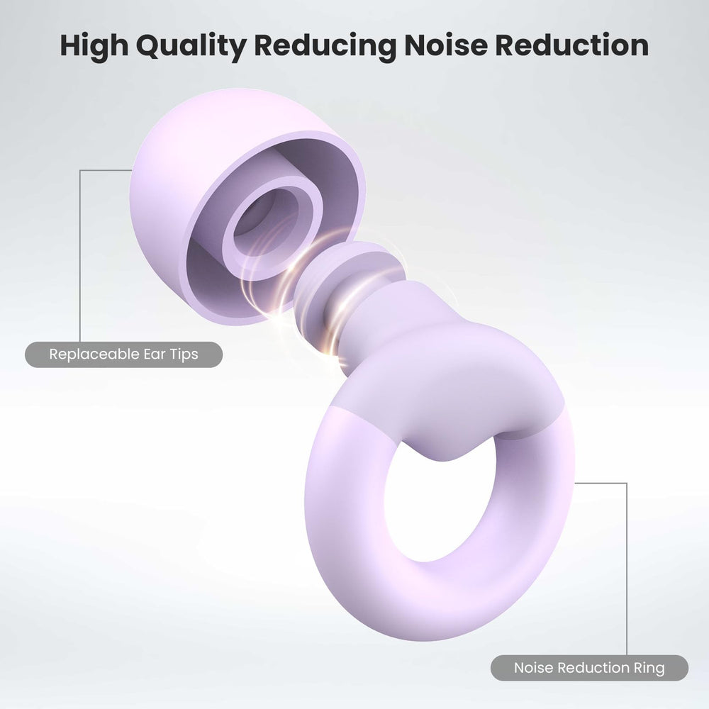 JUSTRVN soft silicone earplugs offer reusable comfort and easy cleaning.