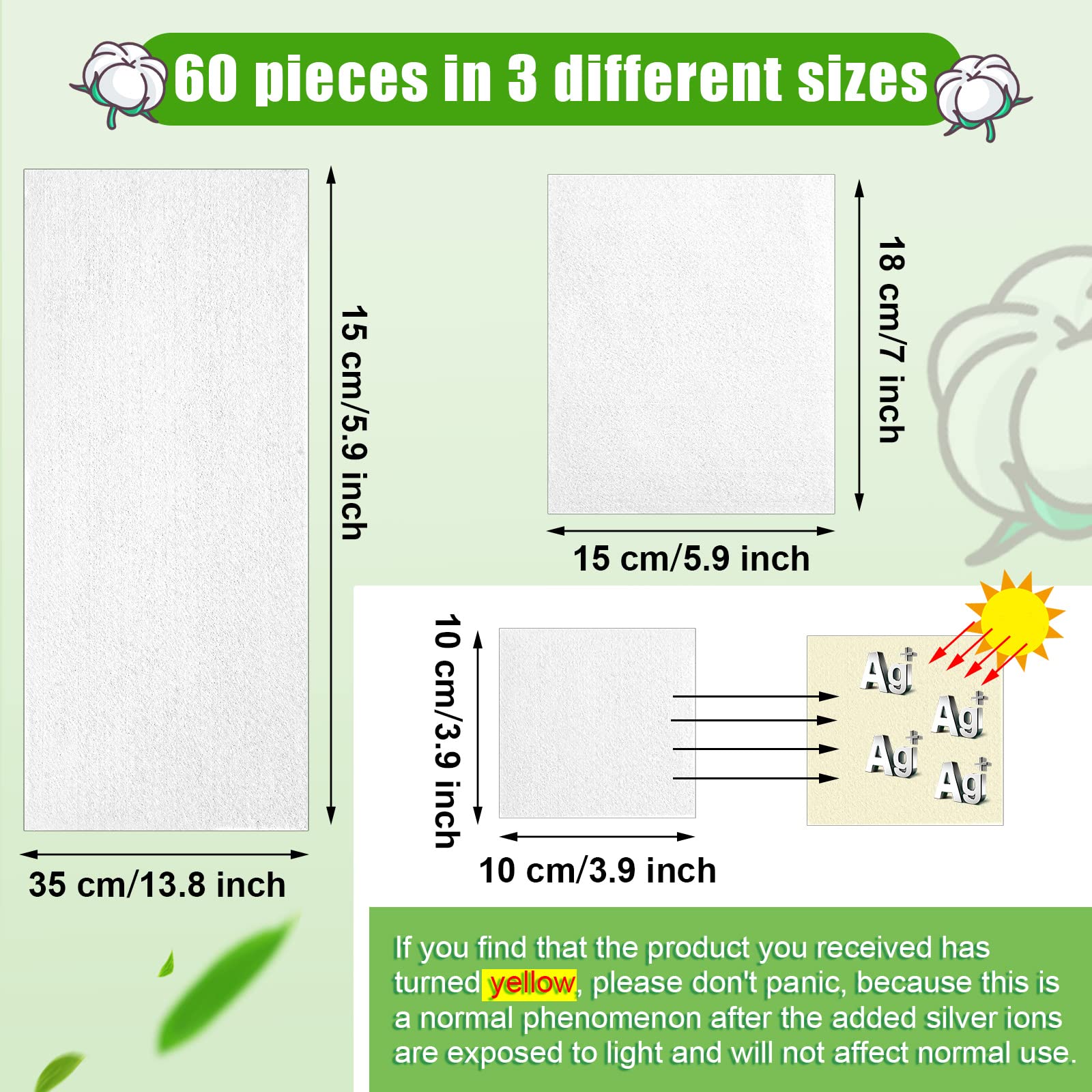 Three sizes in Jutom kit arranged for flexible coverage