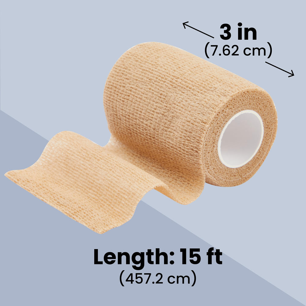Juvale tan wrap on ankle for versatile sport support