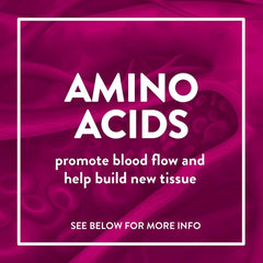 Juven arginine-glutamine-HMB ingredient list for blood flow and muscle preservation.