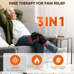 JVKOOL knee massager rechargeable design enables cordless use during daily activities