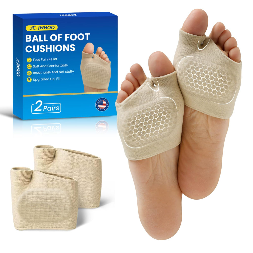 JWHOO metatarsal pads front view pack for all‑day comfort in any shoe