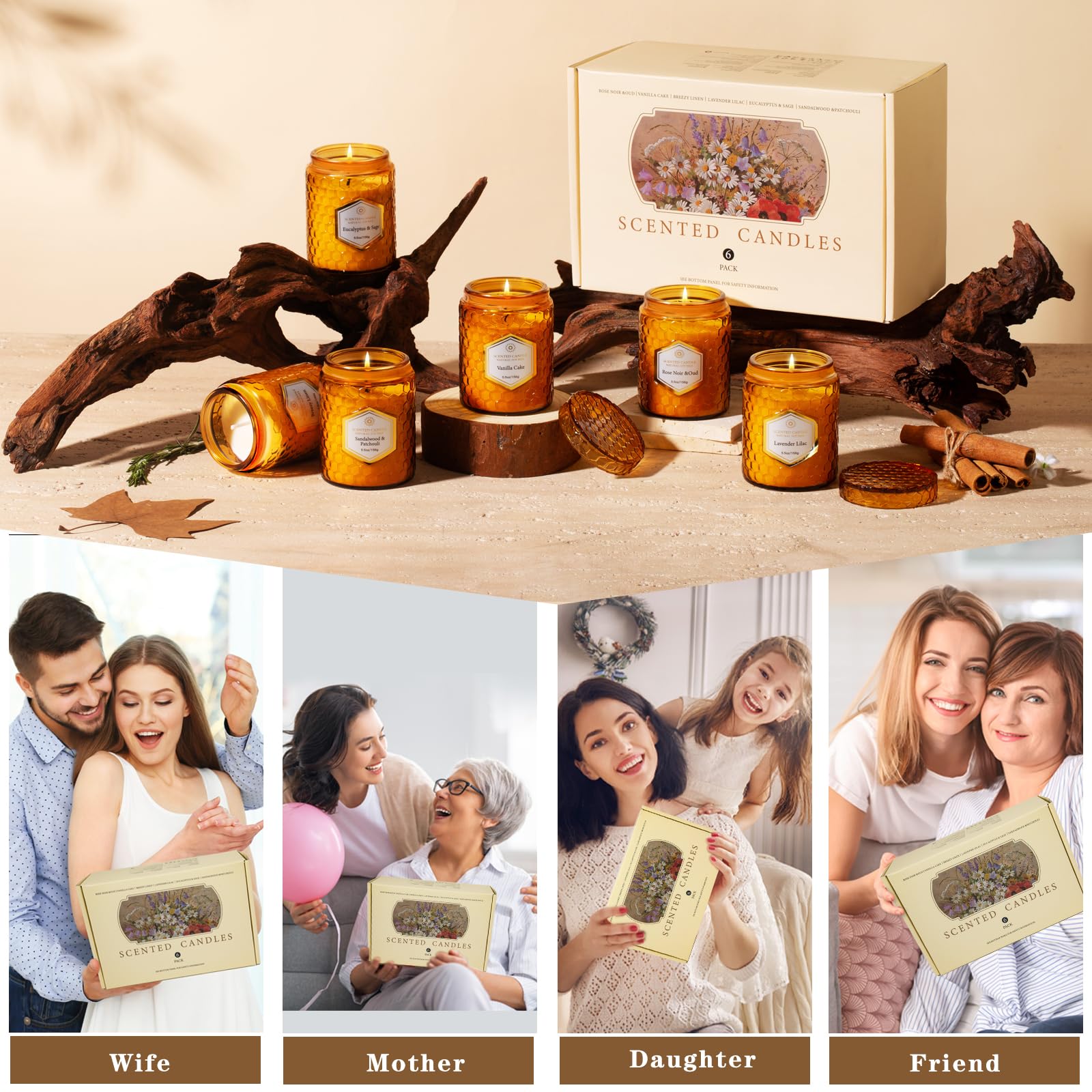 JXDLSQ Aromatherapy gift set packaging displayed, ready for gifting occasions.