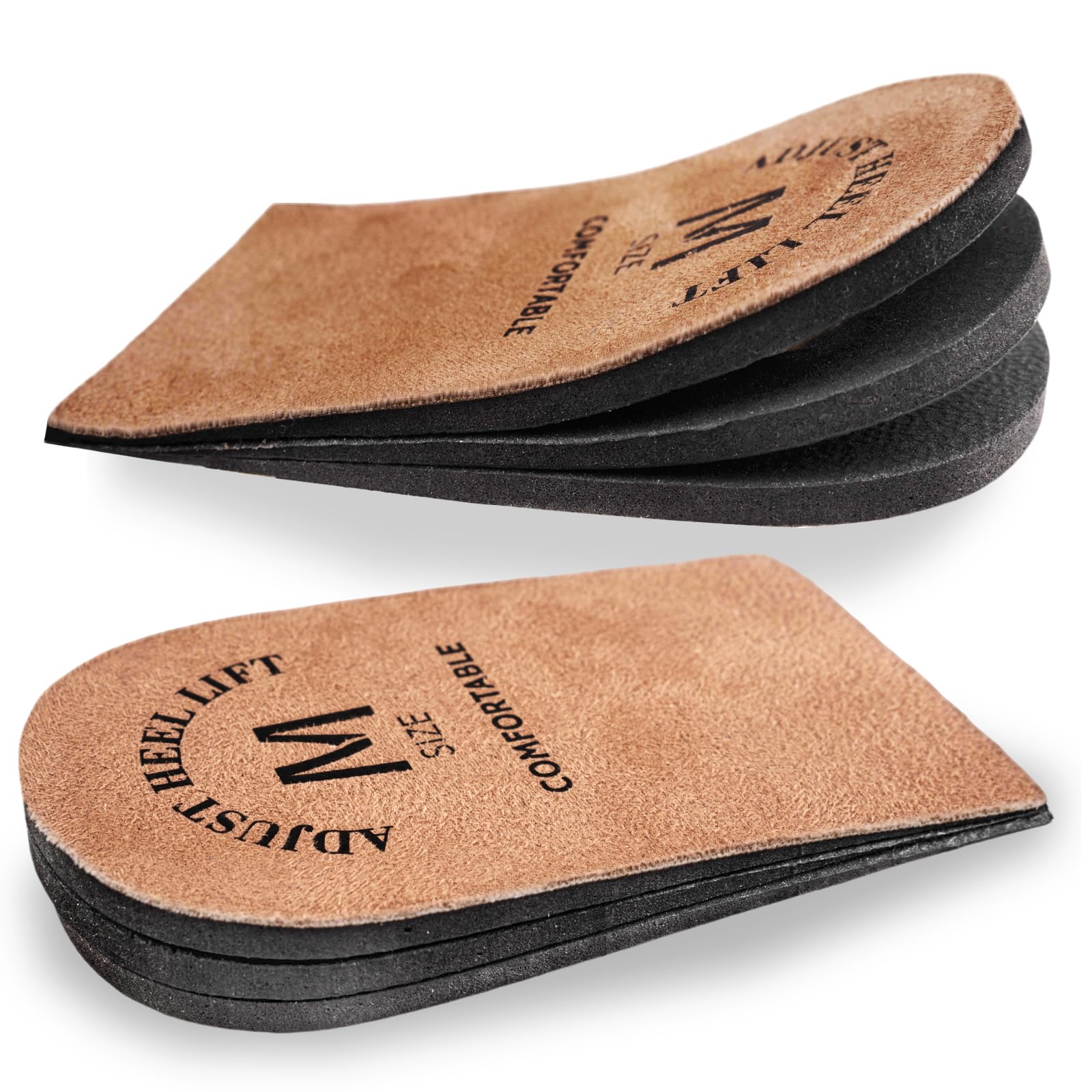 JXXAMZ33 heel lifts for women adjustable height up to 0.75 inch.