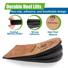 JXXAMZ33 non-slip heel lift design stays in place during wear.
