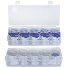 JynJyn 2-Pack contact lens organizer case with compact design for travel storage