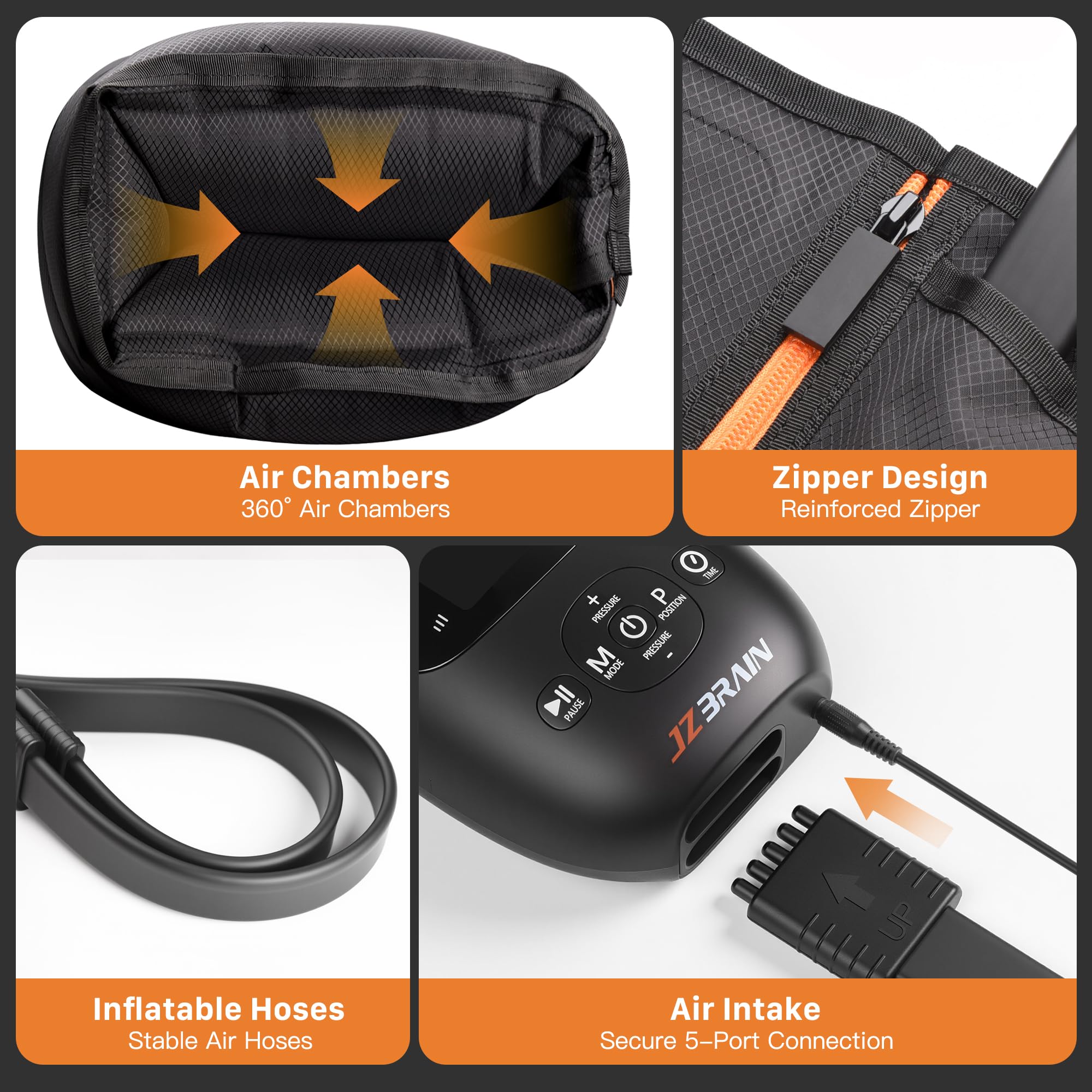 JZBRAIN boots ideal for warm-up and cooldown routines.