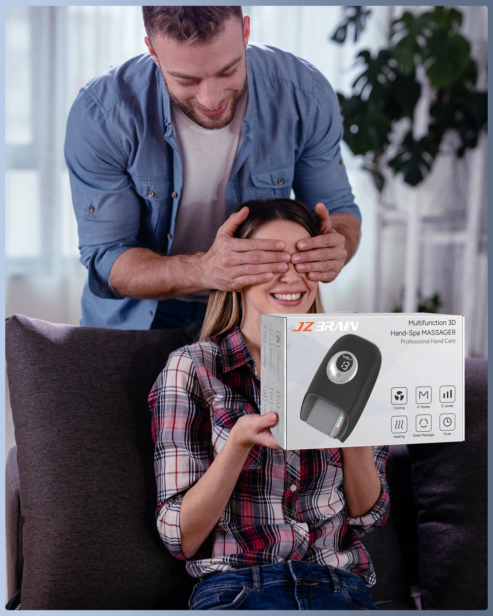 JZBRAIN compact massager for travel