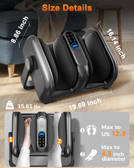 JZBRAIN Shiatsu foot massager roller mechanism for deep kneading