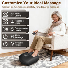 JZBRAIN Shiatsu massager side angle shows compact design for easy home use.