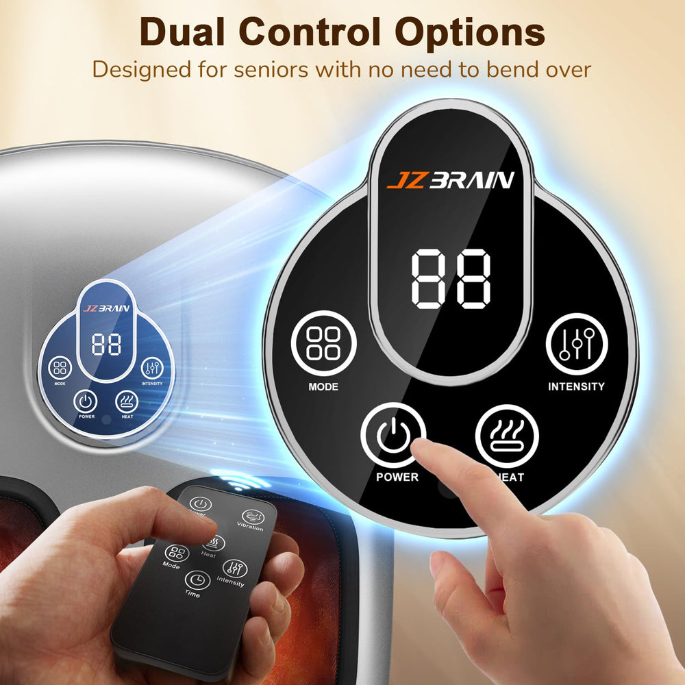 JZBRAIN Shiatsu Foot Massager suitable for home or office use.