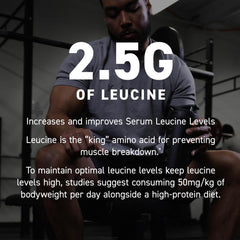 Pouring Kaged BCAAs into a shake for quick fueling