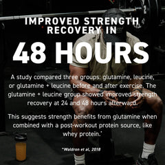 Kaged Glutamine plant-based fermentation highlights vegan sourcing.