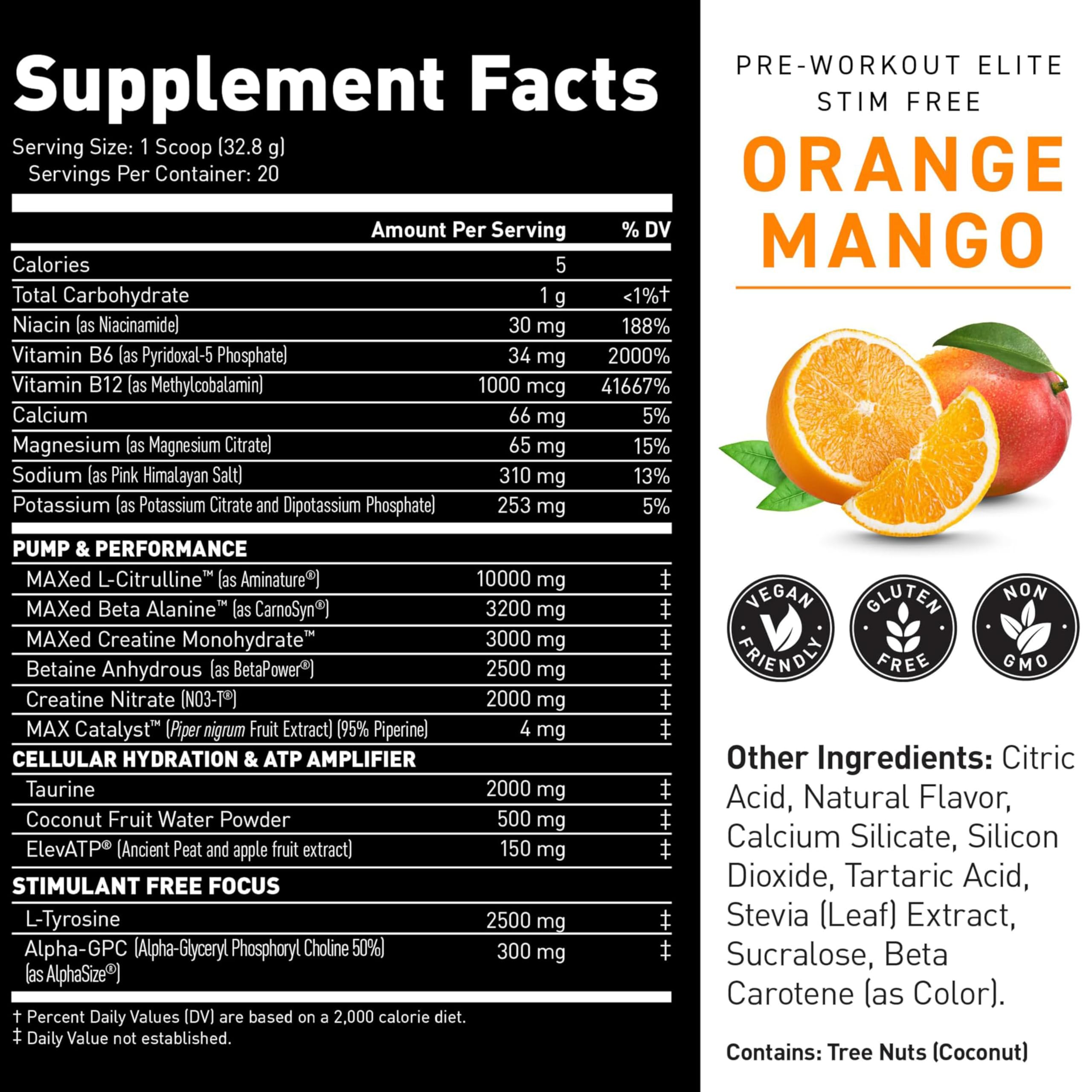 Evening workout scene with Kaged stimulant-free preworkout