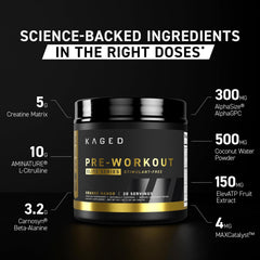 Kaged Orange Mango preworkout scoop ready for precise dosing
