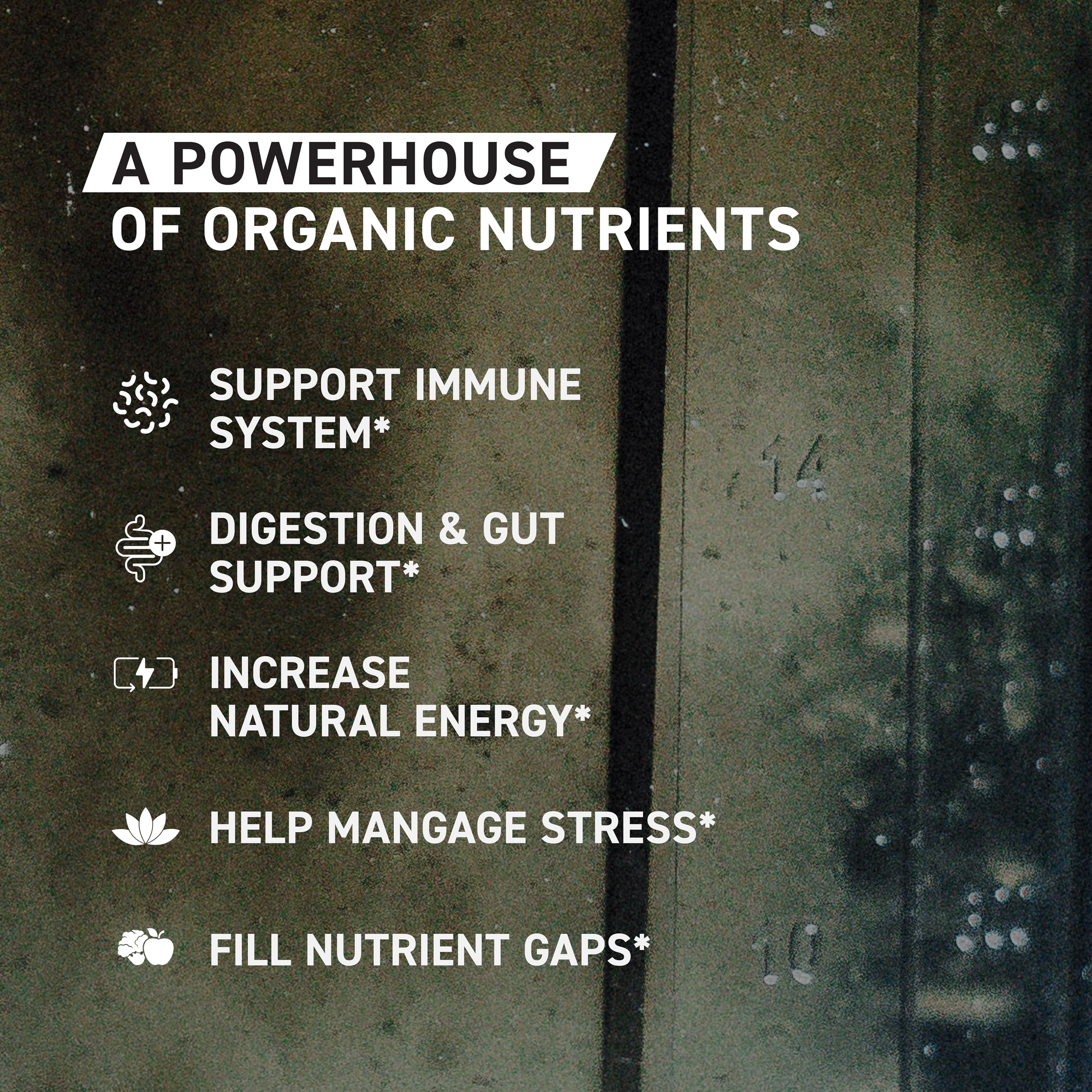 Kaged Outlive100 Berry powder dissolving in water for quick refreshment