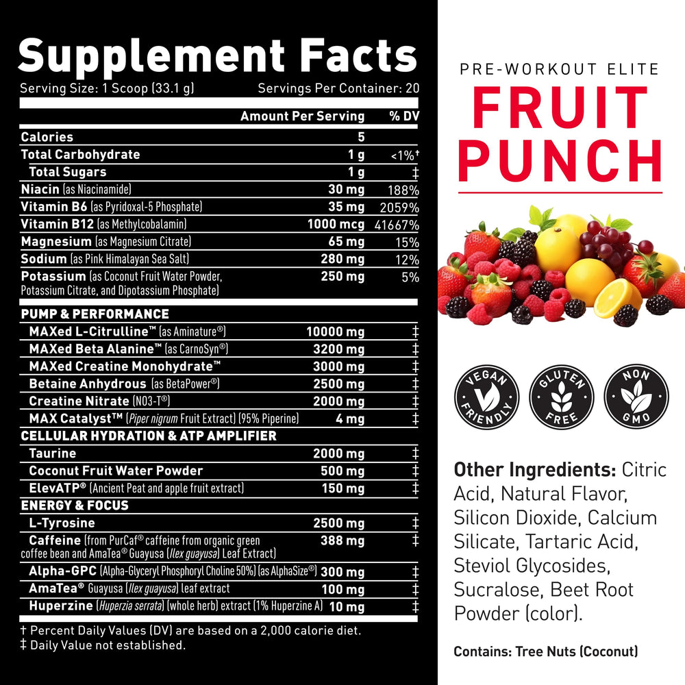 Kaged Pre-Workout Elite powder dissolving in water with clear mix.
