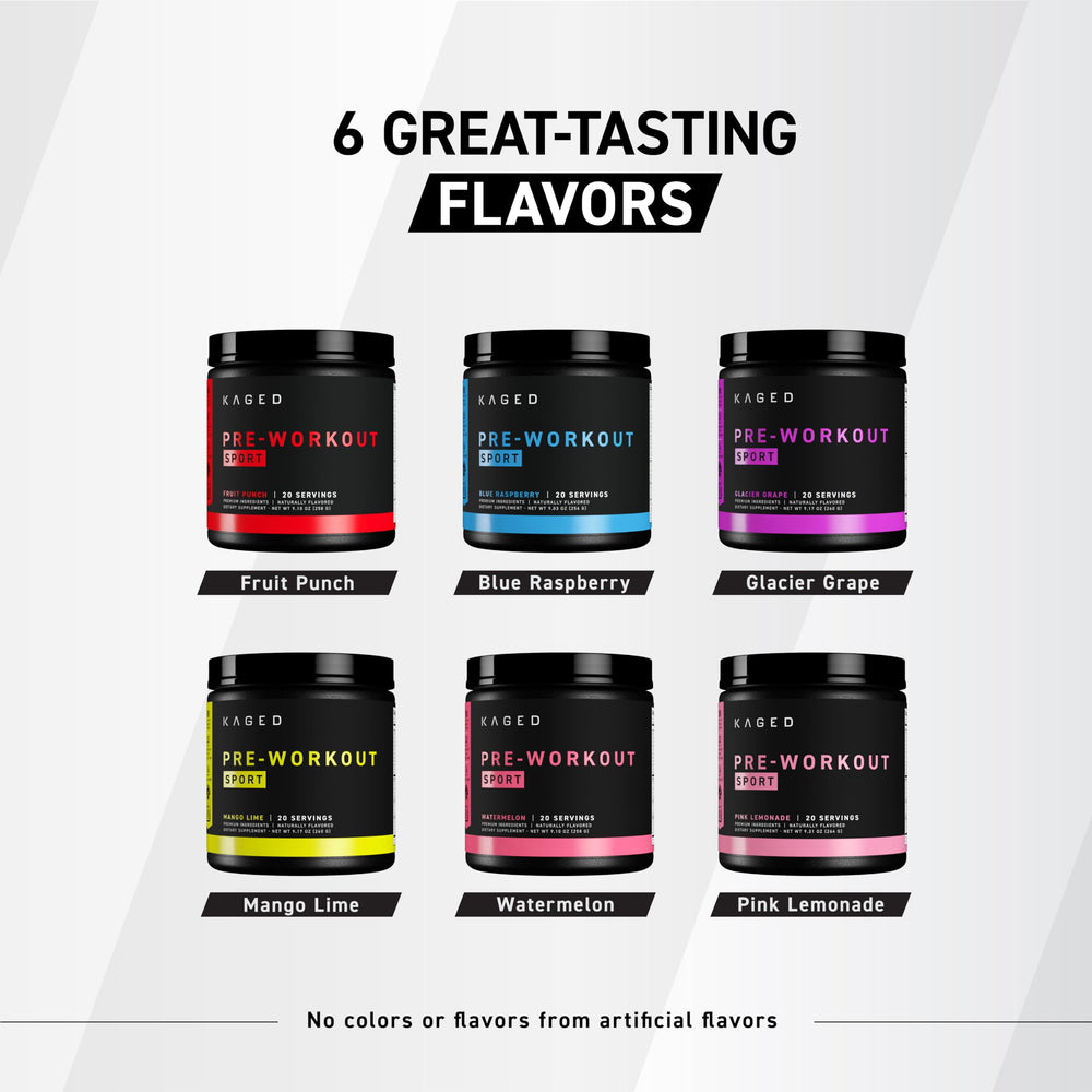 Beta-alanine ingredient in Kaged Sport Pink Lemonade supports fatigue resistance