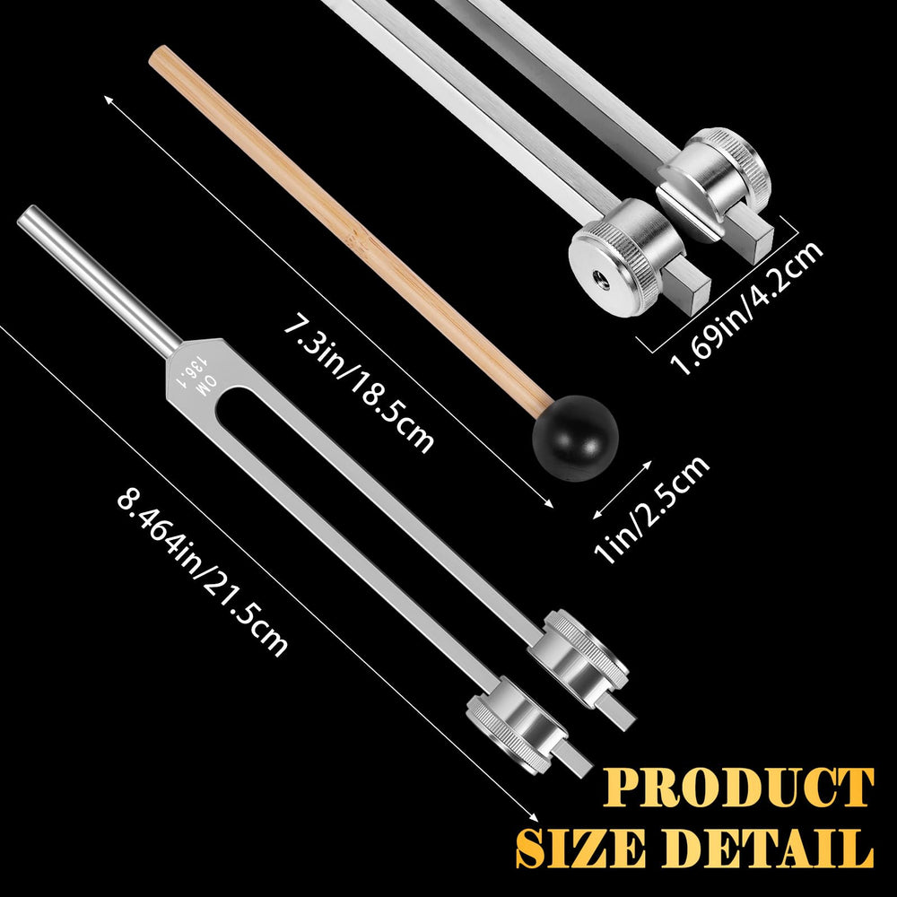 KAIGESZAD OM136-1hz tuning fork aluminum body offers durable, corrosion-resistant design.