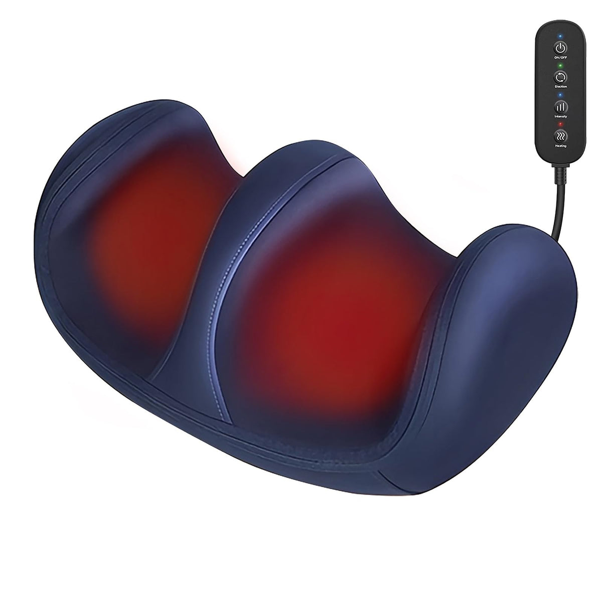 Kainsati foot massager with heat soothes tired feet and calves.