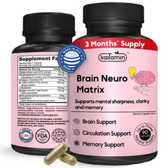 Kaitamin Memory & Focus bottle promotes daily focus and mental clarity.