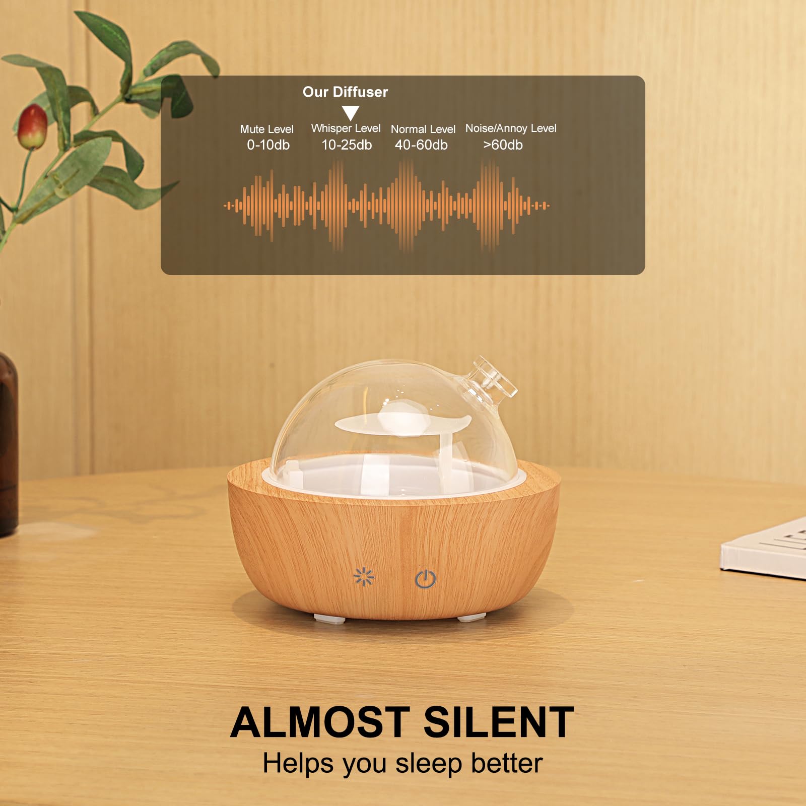 Kakoda diffuser with 200ml tank for longer aroma sessions.