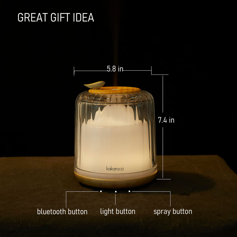 Kakoda mountain-inspired lighting adds calming mood.